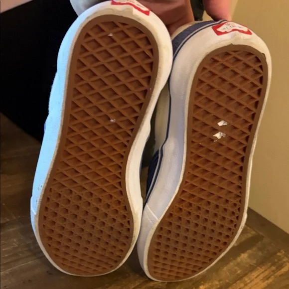 Vans Pro Blue and White Slip-Ons Skate Shoes 9.5 - Picture 6 of 6